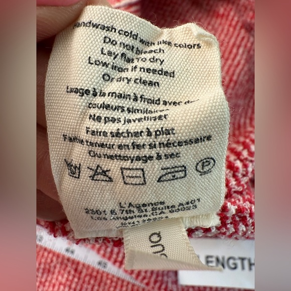 L’Agence Galena Cardigan In Red And White Striped Retail $498 Preppy Old Money - Picture 15 of 15